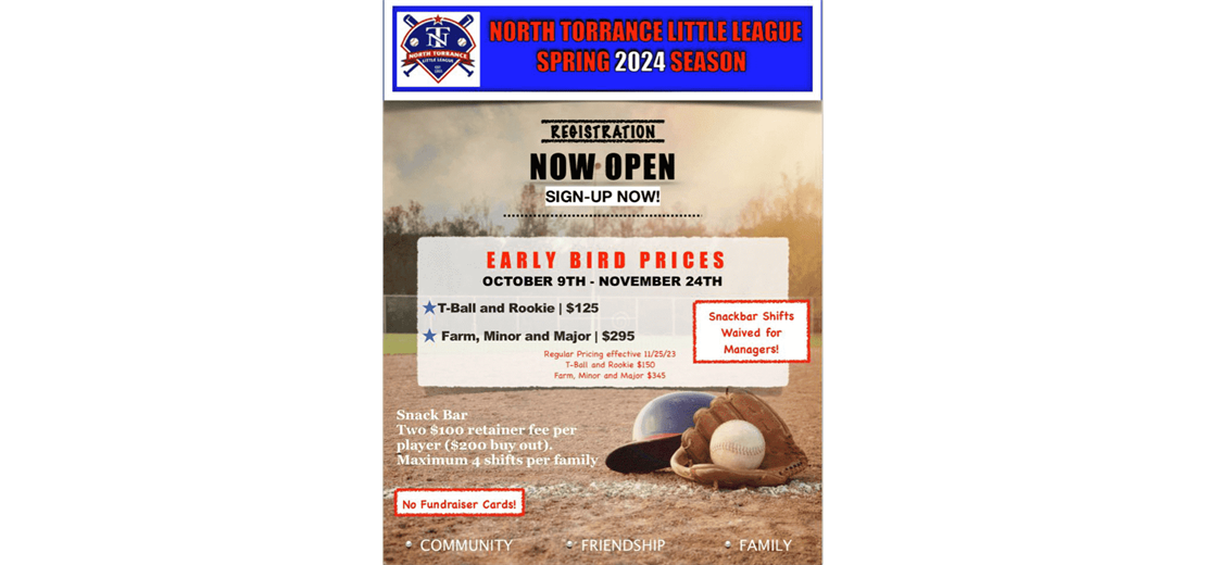 Spring 2024 Registration Now Open!