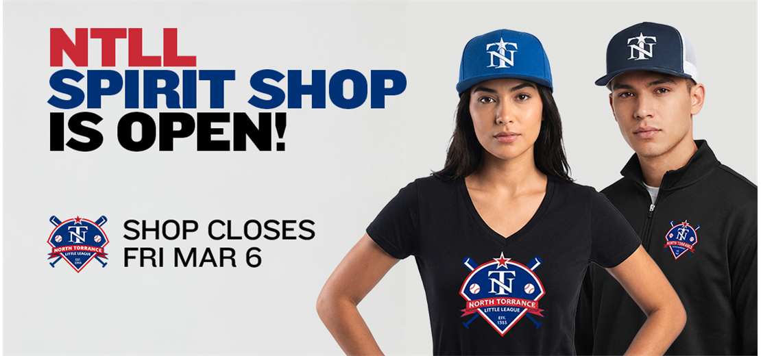NTLL Spirit Shop Open Until Friday!